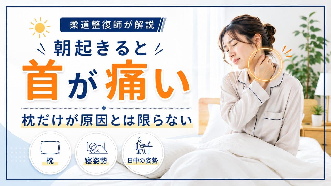 朝起きると首が痛い原因と対策
